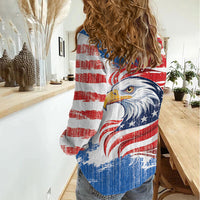 United States Flag Day Women Casual Shirt Proud To Honor The Stars And Stripes