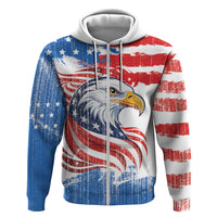 United States Flag Day Zip Hoodie Proud To Honor The Stars And Stripes