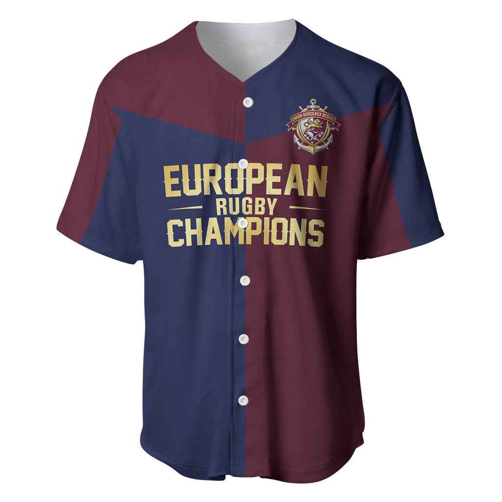 France European Rugby Final Baseball Jersey
