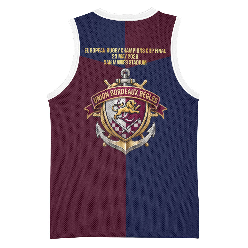 France European Rugby Final Basketball Jersey