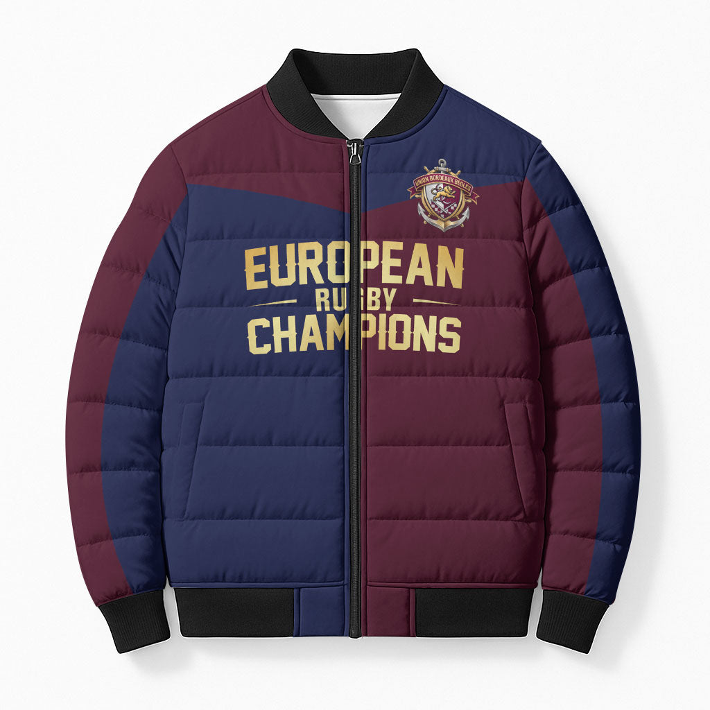 France European Rugby Final Bomber Puffer Jacket