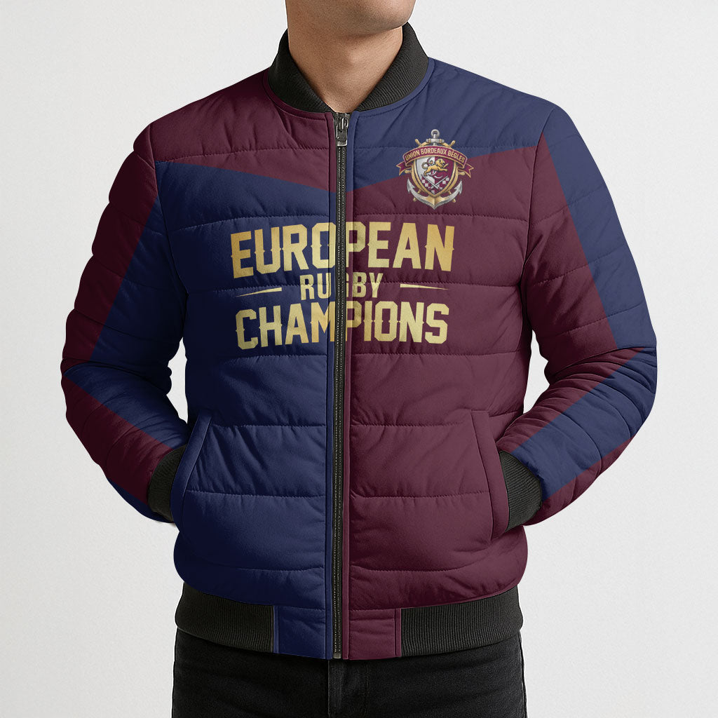 France European Rugby Final Bomber Puffer Jacket