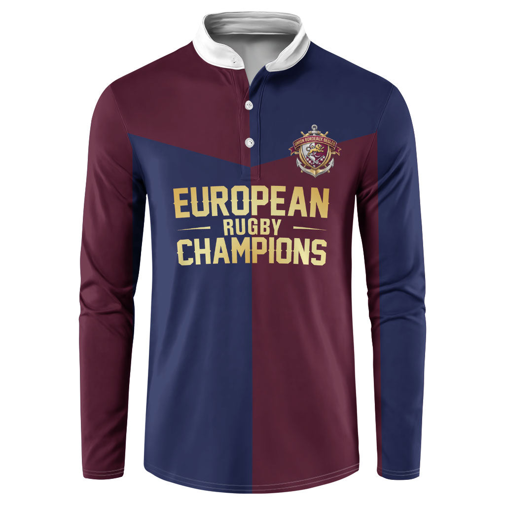 France European Rugby Final Button Sweatshirt