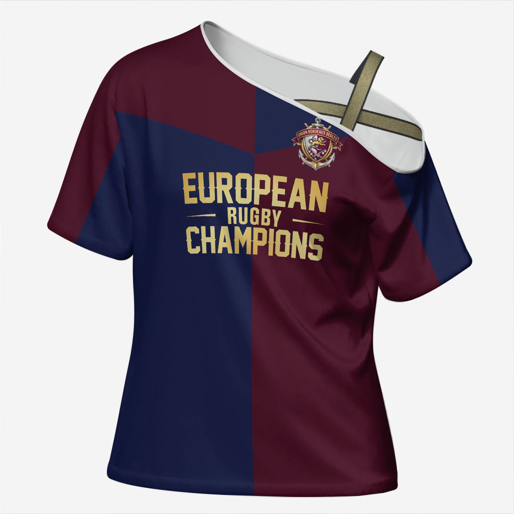 France European Rugby Final Cross Shoulder Shirt