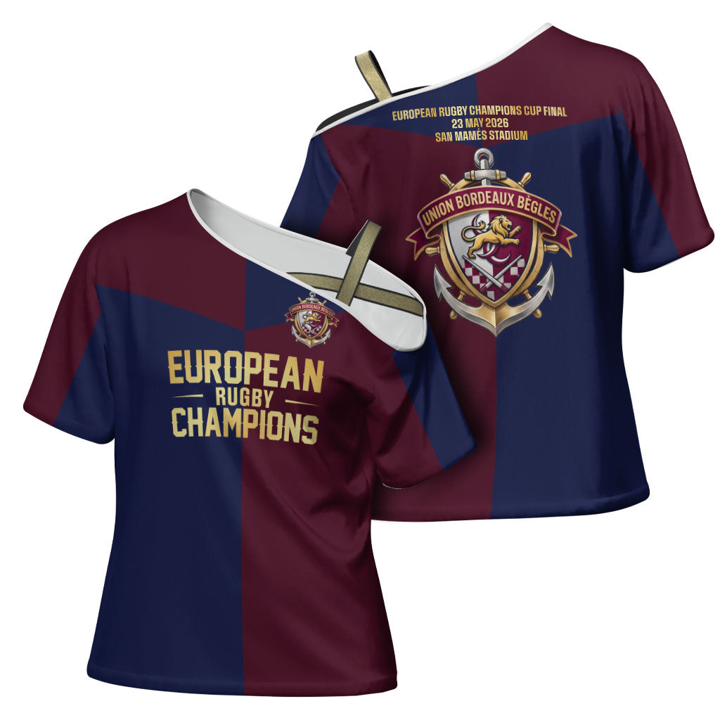 France European Rugby Final Cross Shoulder Shirt