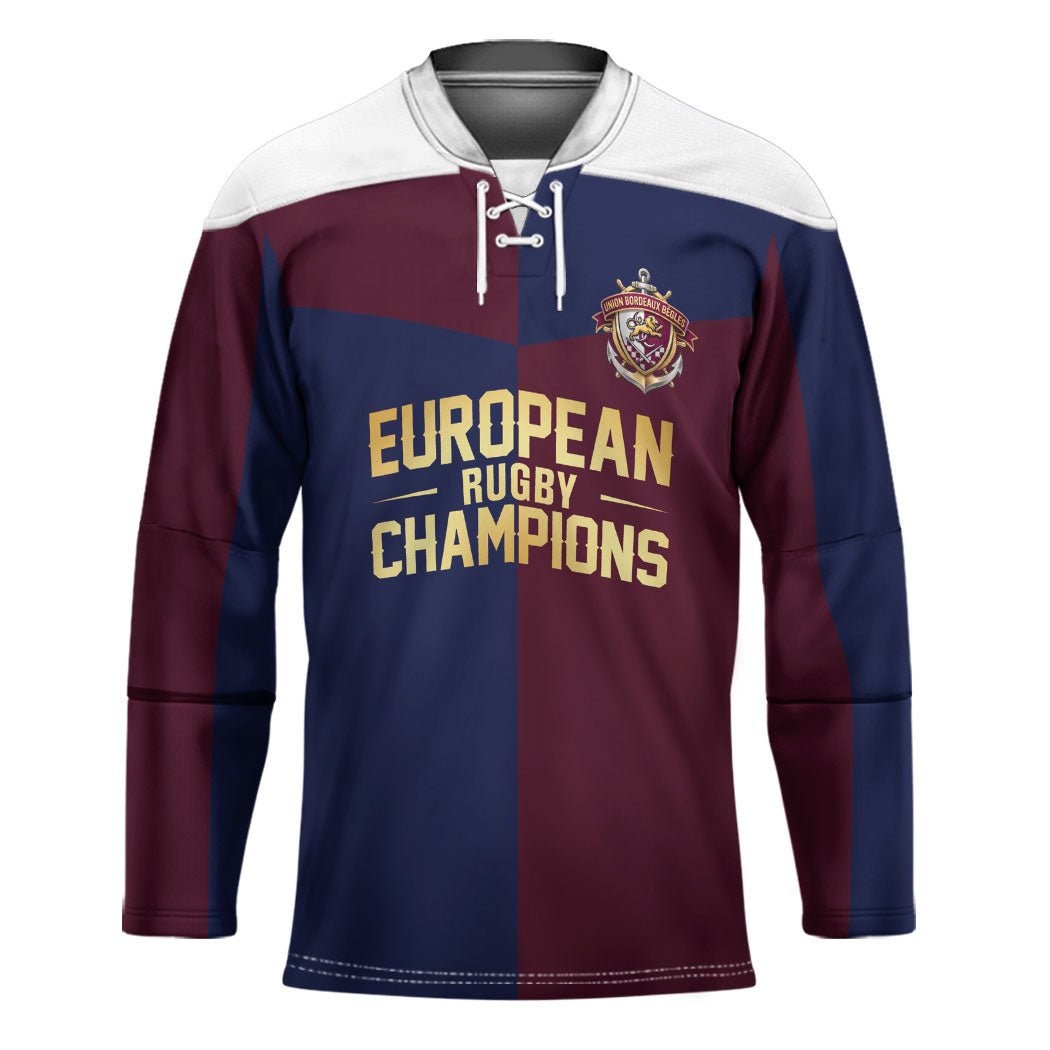 France European Rugby Final Hockey Jersey