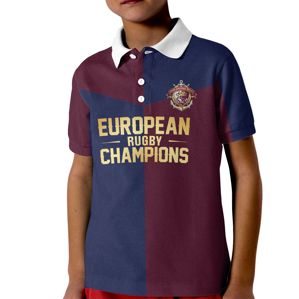 France European Rugby Final Kid Polo Shirt
