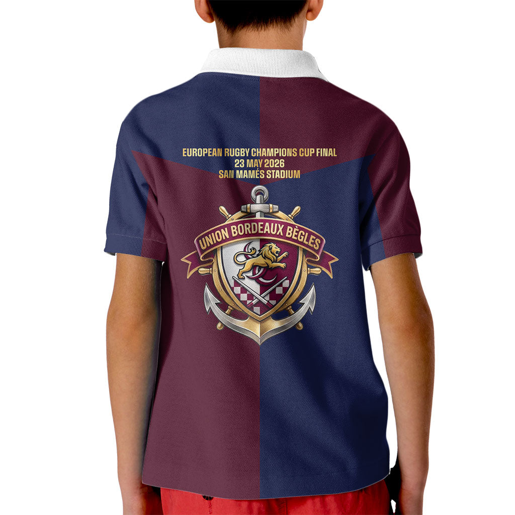 France European Rugby Final Kid Polo Shirt