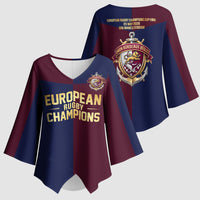 France European Rugby Final Kimono Sleeve Blouse