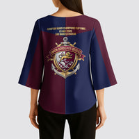 France European Rugby Final Kimono Sleeve Blouse