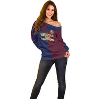France European Rugby Final Off Shoulder Sweater