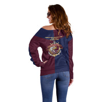 France European Rugby Final Off Shoulder Sweater