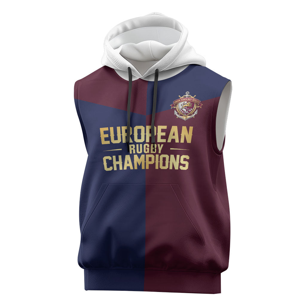 France European Rugby Final Sleeveless Hoodie