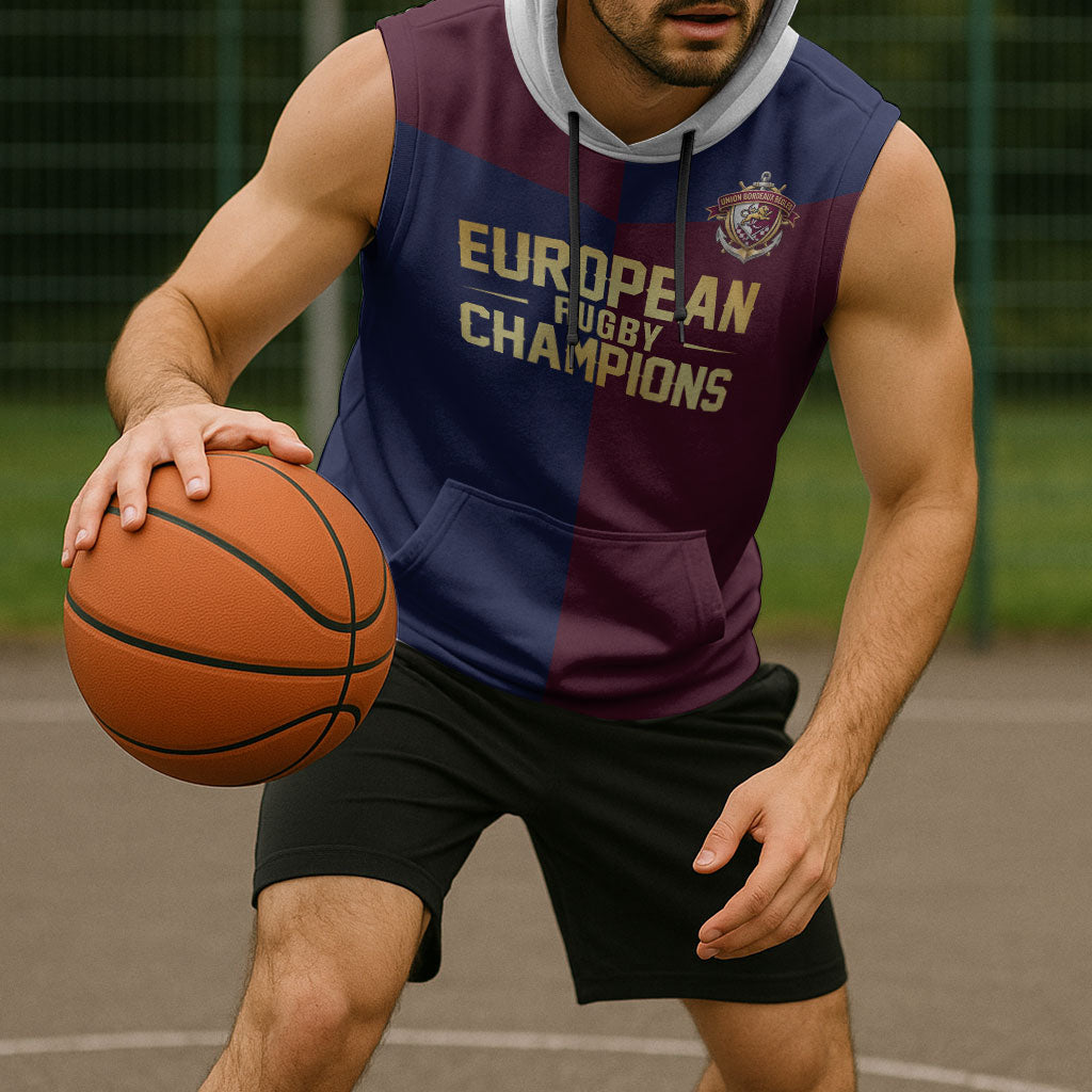 France European Rugby Final Sleeveless Hoodie