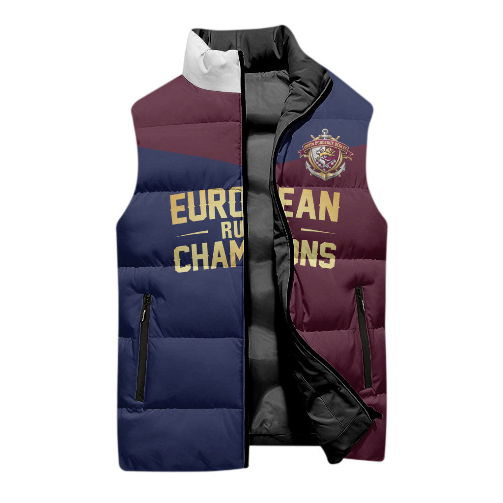 France European Rugby Final Sleeveless Puffer Jacket