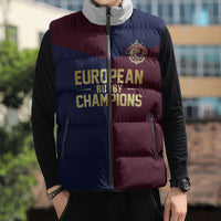 France European Rugby Final Sleeveless Puffer Jacket