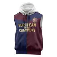 France European Rugby Final Sleeveless Zip Hoodie