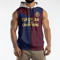 France European Rugby Final Sleeveless Zip Hoodie