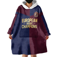 France European Rugby Final Wearable Blanket Hoodie