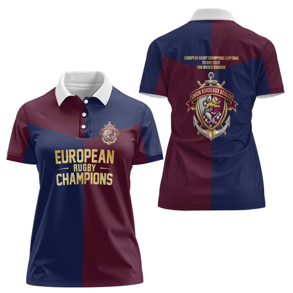 France European Rugby Final Women Polo Shirt