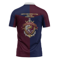 France European Rugby Final Zipper Polo Shirt