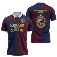 France European Rugby Final Zipper Polo Shirt