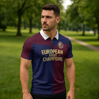 France European Rugby Final Zipper Polo Shirt