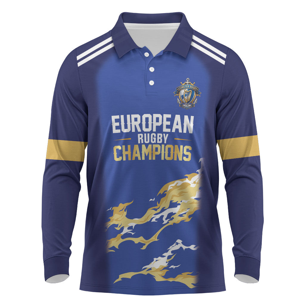 Ireland European Rugby Final Long Sleeve Polo Shirt