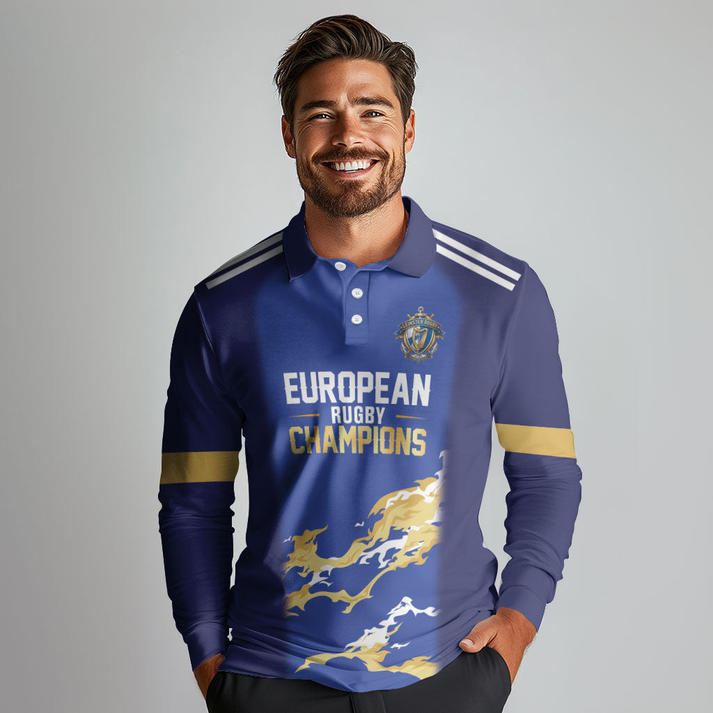 Ireland European Rugby Final Long Sleeve Polo Shirt