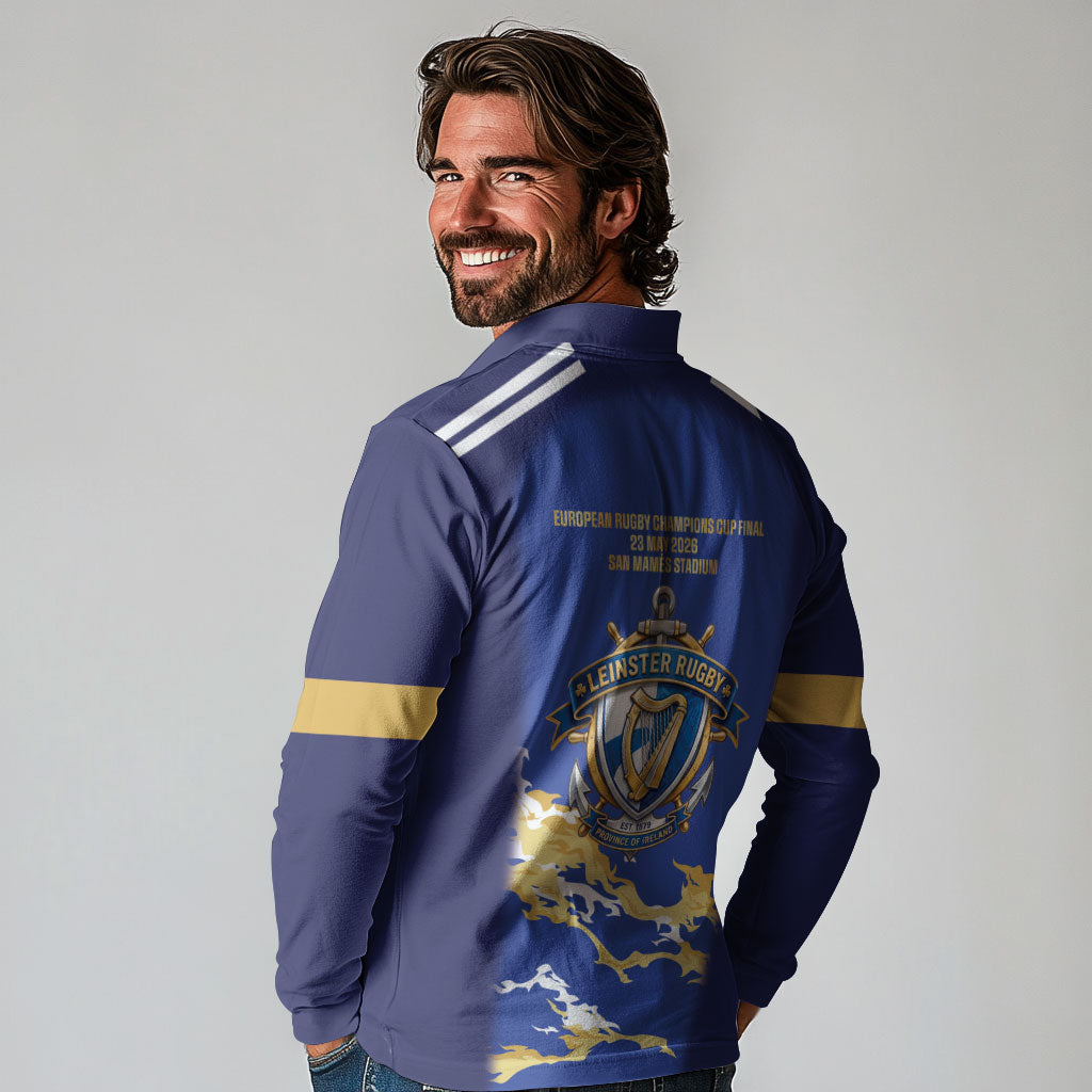 Ireland European Rugby Final Long Sleeve Polo Shirt