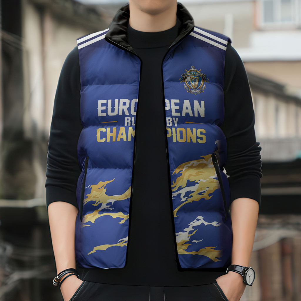 Ireland European Rugby Final Sleeveless Puffer Jacket
