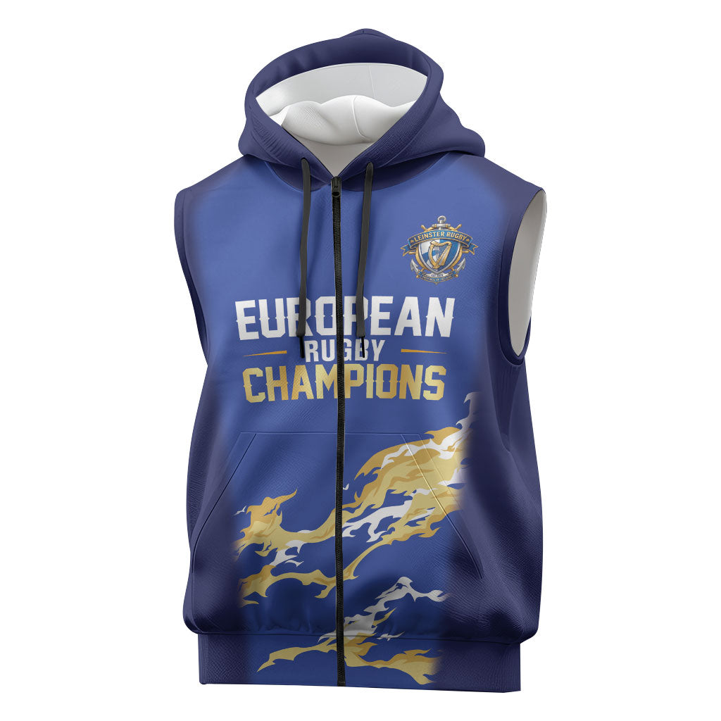 Ireland European Rugby Final Sleeveless Zip Hoodie
