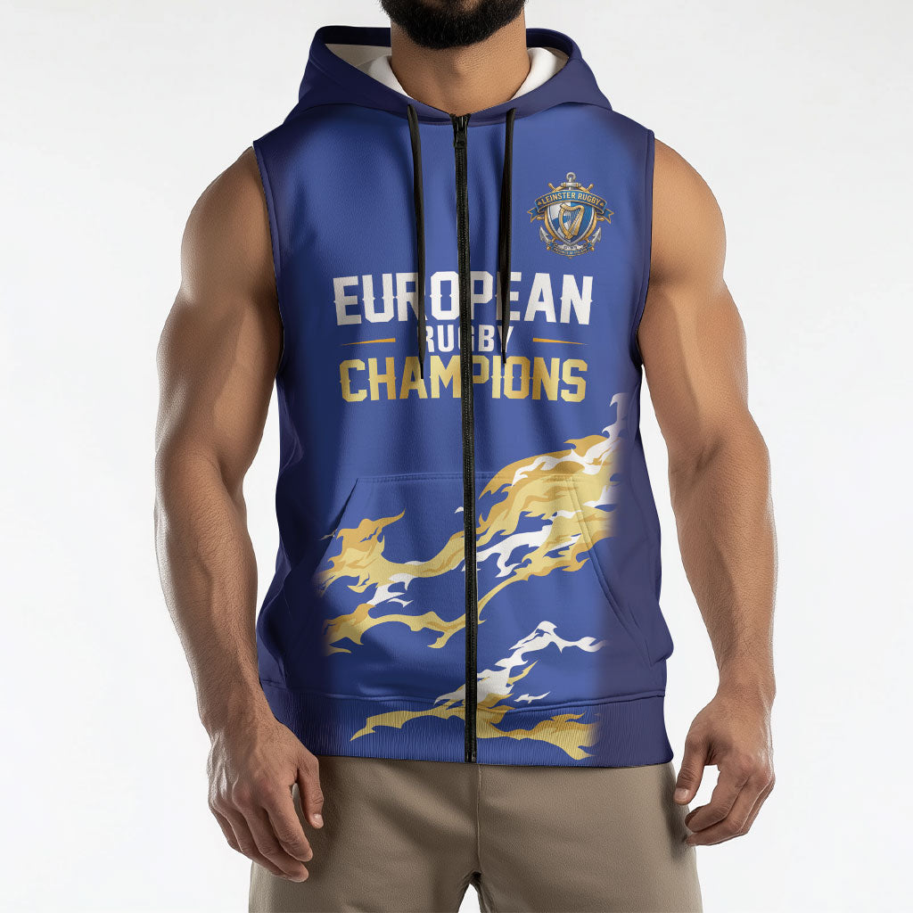 Ireland European Rugby Final Sleeveless Zip Hoodie