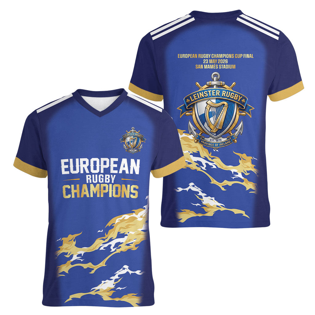 Ireland European Rugby Final Women V-Neck T-Shirt