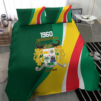Benin Independence Day Personalized Bedding Set Since 1960 Fraternite Justice Travail - Wonder Print Shop