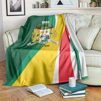 Benin Independence Day Personalized Blanket Since 1960 Fraternite Justice Travail - Wonder Print Shop