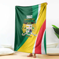 Benin Independence Day Personalized Blanket Since 1960 Fraternite Justice Travail - Wonder Print Shop