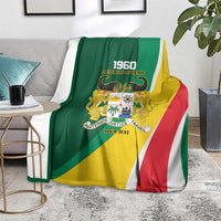 Benin Independence Day Personalized Blanket Since 1960 Fraternite Justice Travail - Wonder Print Shop