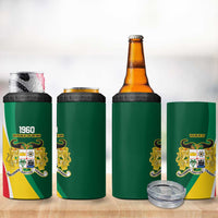 Benin Independence Day Personalized 4 in 1 Can Cooler Tumbler Since 1960 Fraternite Justice Travail - Wonder Print Shop
