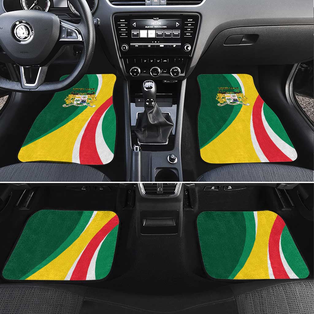 Benin Independence Day Personalized Car Mats Since 1960 Fraternite Justice Travail - Wonder Print Shop