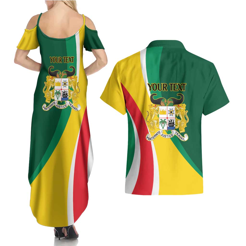 Benin Independence Day Personalized Couples Matching Summer Maxi Dress and Hawaiian Shirt Since 1960 Fraternite Justice Travail - Wonder Print Shop