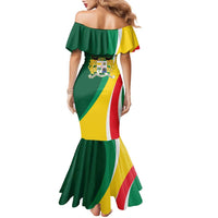 Benin Independence Day Personalized Family Matching Mermaid Dress and Hawaiian Shirt Since 1960 Fraternite Justice Travail - Wonder Print Shop