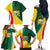 Benin Independence Day Personalized Family Matching Off The Shoulder Long Sleeve Dress and Hawaiian Shirt Since 1960 Fraternite Justice Travail - Wonder Print Shop