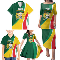 Benin Independence Day Personalized Family Matching Puletasi and Hawaiian Shirt Since 1960 Fraternite Justice Travail - Wonder Print Shop