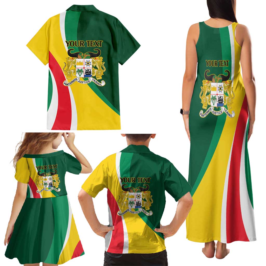 Benin Independence Day Personalized Family Matching Tank Maxi Dress and Hawaiian Shirt Since 1960 Fraternite Justice Travail - Wonder Print Shop