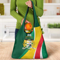 Benin Independence Day Personalized Grocery Bag Since 1960 Fraternite Justice Travail - Wonder Print Shop