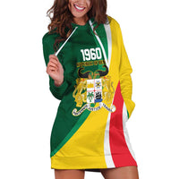 Benin Independence Day Personalized Hoodie Dress Since 1960 Fraternite Justice Travail - Wonder Print Shop