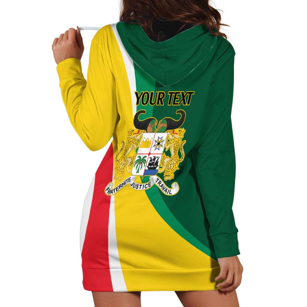 Benin Independence Day Personalized Hoodie Dress Since 1960 Fraternite Justice Travail - Wonder Print Shop
