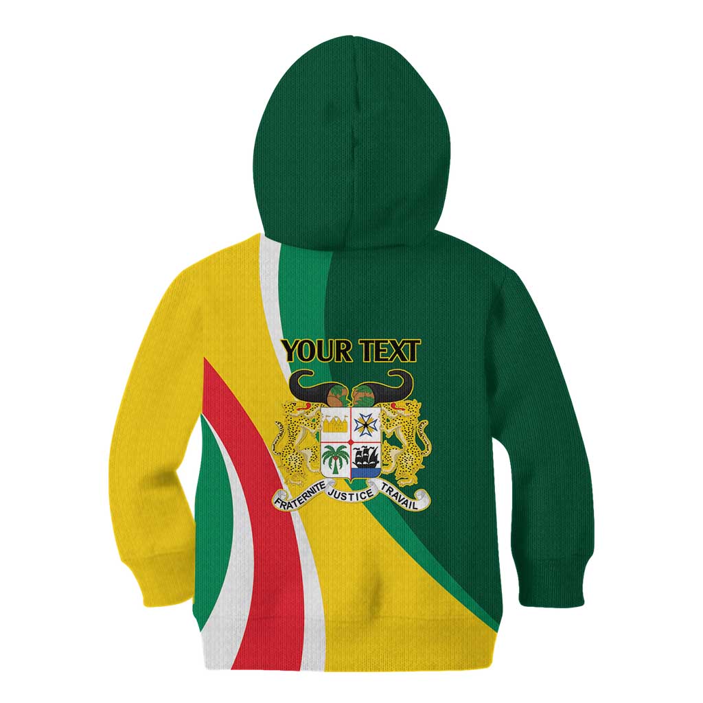 Benin Independence Day Personalized Kid Hoodie Since 1960 Fraternite Justice Travail - Wonder Print Shop