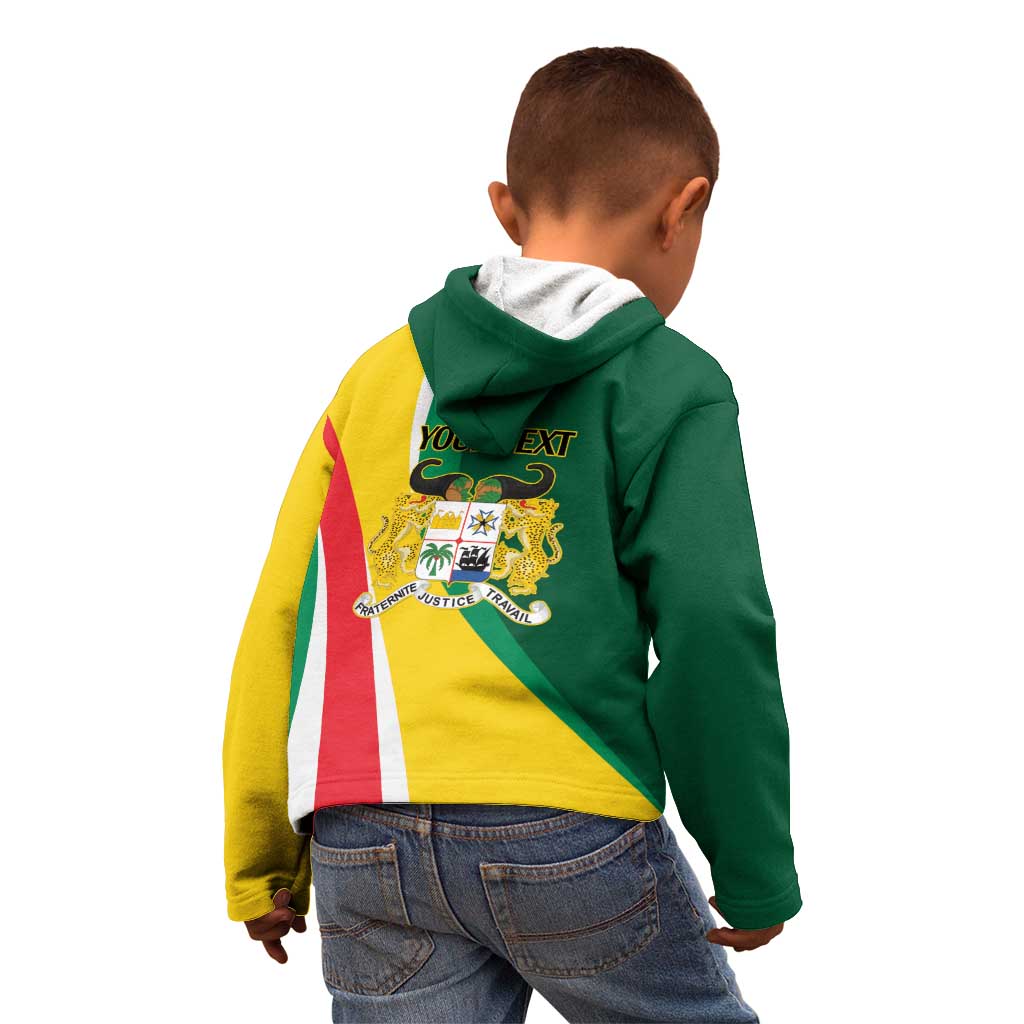 Benin Independence Day Personalized Kid Hoodie Since 1960 Fraternite Justice Travail - Wonder Print Shop